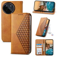 For Realme 11 12 Pro Plus 5G 2024 Book Case Magnet Leather Texture Wallet Funda Realme12 Lite Case Phone Realmi 11Pro+ Flip Capa