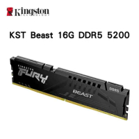 Kingston Fury Beast Memory 16GB 32GB 5200MHz DDR5 RAM Desktop Memory Sticks AMD EXPO Certified Kingston RAM DDR5 Memory