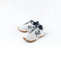 Sepatu MLB NY BIGBALL CHUNKY DENIM WHITE SNEAKER 100% ORIGINAL 38
