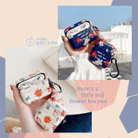 蘋果比香蕉好|鄉村風花朵 airpods 一代/二代/三代/pro 藍芽耳機 耳機保護套 保護套 耳機套 保護殼