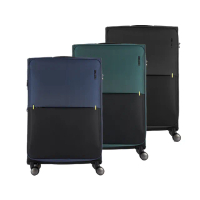 【Samsonite 新秀麗】28吋 STRARIUM 前開式/上掀式可擴充布面軟殼防潑水行李箱/布箱/旅行箱(多色可選)