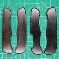 Custom Made DIY Black Ebony Wood Handle Scales for 111 mm Victorinox Swiss Army Knife