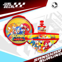 Stiker Sangkar Lovebird SONIC MANIA Decal Tebok Kandang Burung LB