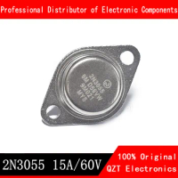 10pcs/lot Transistor 2N3055 3055 TO-3 15A 60V NPN AF Amp Audio Power new original In Stock