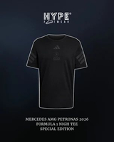 Adidas F1 2026 Mercedes AMG Petronas Night Tee Special Edition M
