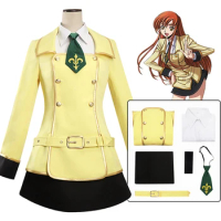 Shirley Fenette Cosplay Costumes Ashford Academy Uniform Anime Code Geass C.C. Role Paly Female Halloween Carnival Party Dresses