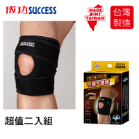 成功SUCCESS 遠紅外線可調式護膝 S5133 (2入組) 台灣製