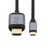 1.8m USB 3.1 Type C USB-C Source to HDTV ＆ DP HDTV Displays Male 4K Monitor Cable for Laptop