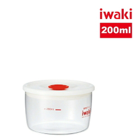 【iwaki】日本品牌耐熱玻璃白蓋密封保鮮罐-200ml(原廠總代理)