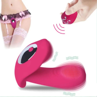 Remote Control Wearable Dildo Vibrator For Women Masturbators G Spot Clitoris Invisible Butterfly Panties Vibrating Egg Sex Toys