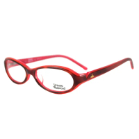 【Vivienne Westwood】經典土星款光學眼鏡(紅 VW132_04)