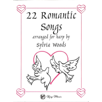 【凱翊︱HL】22首經典情歌 豎琴樂譜22 Romantic Songs for the Harp Book