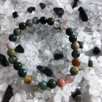 Braselet Moss Agate /Gelang Moss Agate