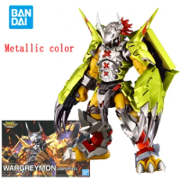 Bandai Figure-rise Standard Amplified Digimon Anime Model WarGreymon Action Figure WarGreymon Metallic Color Assembly Model