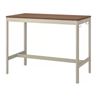 IDÅSEN 桌子, 棕色/米色, 140 x 70 公分