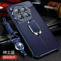 Magnetic Case For OnePlus 12 12R 11 ACE 2 Pro 5G Holder Ring Phone Cover For OnePlus12 One Plus ACE 3 11R Silicone Shell Bumper