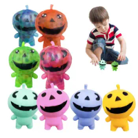 Squeeze Fidget Toys Set Halloween Countdown Cartoon Squeeze Toys Set TPR Decorative Soft Kids Toys For Children Kids Girls