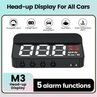 Tomostrong M3 AUTO HUD Head Up Display OBD2 GPS Dual System Car Electronic Projector Vehicle Digital Speedometer Car accessories