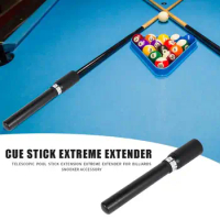 Pool Cue Extension For Billiards Cue And Snooker Cue Stick ABS Telescopic Extension Butt Rod Stick Billiard Accessories
