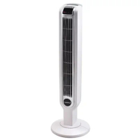 HAOYUNMA Portable 3-Speed Oscillating Tower Fan With Timer And Remote Control, 2510, White
