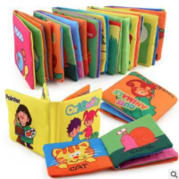 Baby Soft Cloth Books Rustle Sound Baby Quiet Books Animal Infant Early Learning Educational Toys 0 -12 Months Tear-proof