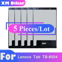 5 PCS/Lots For Lenovo Tab 4 TB-8504 TB-8504F TB-8504N TB-8504X TB-8504P LCD Display With Touch Screen Glass Sensor Assembly