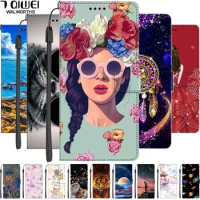 Leather Cover for Samsung A14 A34 A54 M54 5G Case Flip Wallet Stand Fundas for Samsung Galaxy M54 5G Book Soft Bumper Cartoon