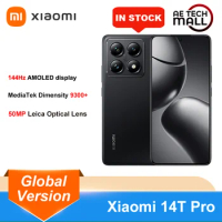 Global Version Xiaomi 14T Pro 5G Smartphone Dimensity 9300+ 144Hz AI Display 50MP Leica Camera 50W w