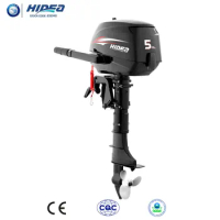 Hidea CE Approved 4 Stroke 5hp Outboard Engine For Sale F5 Black Engine