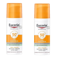 Eucerin Sun Dry Touch Oil Control Face SPF50+ 50ml ออยล์ คอนล ครีมกันแดดเนื้อ กันแดด