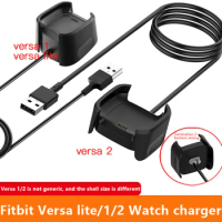 Replaceable USB Charger For Fitbit Charge2 Smart Bracelet USB Charging Cable For Fitbit Versa Band 2 For Fitbit Versa Lite