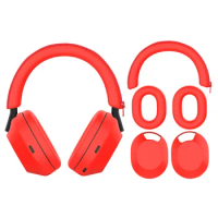 5pcs/Set Headphones Ear Cups Protective Cover Kit Suitable for Sony WH-1000XM5 Ear Cap Cover Headband Protector Protection Shell
