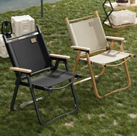 【露營折疊椅】戶外便攜露營野餐超輕釣魚凳子沙灘克米特折疊椅 戶外露營椅 戶外折疊椅 折疊便攜椅