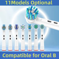 4PCS 11Models Optional Replacement Electric Toothbrush Heads Fit For oral B( Floss Action/ 3D Pro White /Standing Cleaning etc)