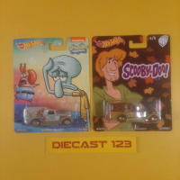 (2pcs) Hot Wheels '34 DODGE DELIVERY HW Pop Culture SPONGE BOB SCOOBY