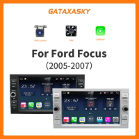 GATAXASKY 8" Android Car Radio Multimedia Player Stereo For Ford Focus 2 Kuga Fiesta Mondeo 4 C-Max Carplay Navi BT GPS Wifi
