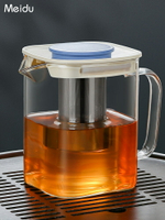 玻璃茶壺泡紅茶壺茶杯套裝家用大容量熱水壺耐高溫煮茶壺新款