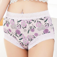 闕蘭絹日本花卉100%蠶絲內褲 - 88116 (紫)