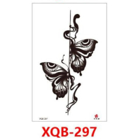 Tato Temporer Lengan 21x11cm Stiker Tatto Temporary kupu-kupu XQB-297