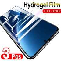 3PCS Hydrogel Film For Xiaomi 12 12S 12X 11 10 13 Civi CC9 Mix 4 Note 10 Pro Ultra Lite All Glue Film Screen Protector