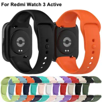 Silicone Strap For Redmi Watch 3 Active Smart Watch Replacement Sport Bracelet Wristband for Redmi Watch 3 Active Strap