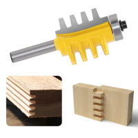 Woodwork Cutter Precision Cutting Efficient Reversible Finger Joint Glue Router Bit Trending Wood Crafts Router Bit Power Tools