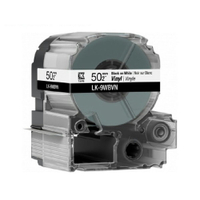 EPSON 耐久型系列 LK-9WBVN 白底黑字 50mm 標籤帶 S659403 適用 LW-Z5000