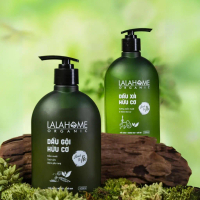 Bộ đôi dầu gội xả LalaHome - Ngăn ngừa gàu, rụng, giúp tóc chắc khỏe, suôn mượt - Chai 500ml