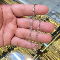 gelang perak asli cap925 sepuhan emas putih