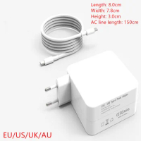 96W USB Type C Super Fast Charger for Apple Macbook Air Pro 16 15 13 Inch 2020 2019 2018 Laptop Power Adapter for Macbook
