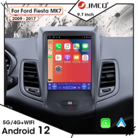 Android12 Car Radio tesla Style For Ford Fiesta MK7 2009 - 2017 Multimedia Player Navi Carplay Stereo Head Unit 9.7" Auto GPS EQ