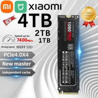 Xiaomi 1080PRO 4TB SSD M2 NGFF SSD SATA 2280 PCIe 4.0 NVME Read 14000MB/S 2TB Solid State Hard Disk For Desktop/PS5 Game Laptop