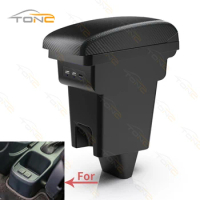 For Proton Saga Armrest For Proton Saga Car Center Console Storage Box USB Multifunctional Car Interior Parts