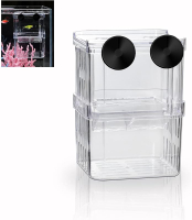 tech Aquarium Fish Tank Hatchery Incubator Breeding Acrylic White Breeder Isolation Divider Hatchin